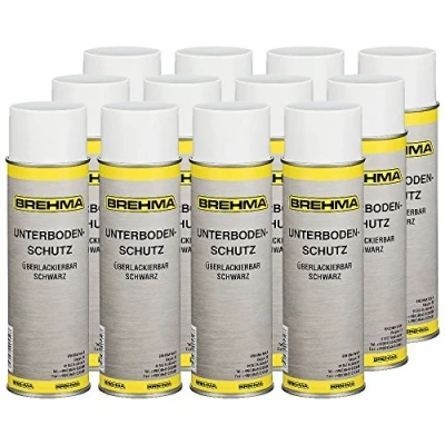 Abbildung von BREHMA 24x Unterbodenschutz Steinschlagschutz Spray schwarz 500ml UBS mit Spraydosenhandgriff