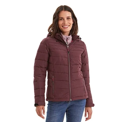 Abbildung von Killtec 35615 000 Jacke In Daunenoptik Mit Abzippbarer Kapuze, Pflaume, 38