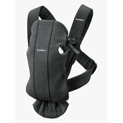 Abbildung von BabyBjörn Mini Babytrage 3D Jersey, Schwarzgrau