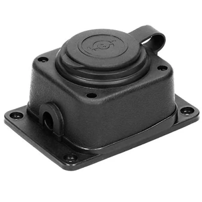 Abbildung von ORNO Werkstatt Schuko Stecker Aussen Wasserdicht IP44 230V 16A Schlagfest, Nicht Brennbar (1 Fach)