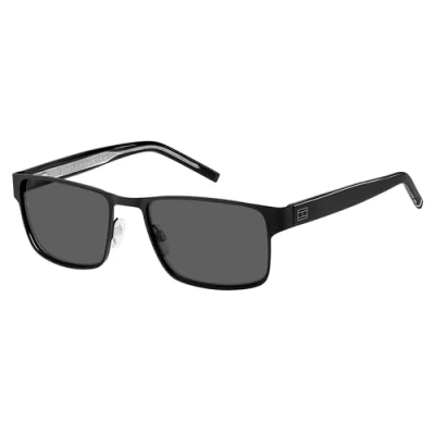 Abbildung von Tommy Hilfiger Unisex Th 1974/s Sunglasses, 003/IR MATT Black, 57
