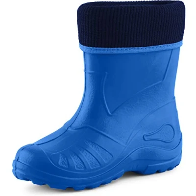 Abbildung von Ladeheid EVA KL058 Thermo Regenstiefel Kinder Gummistiefel mit herausnehmbares Innenfutter