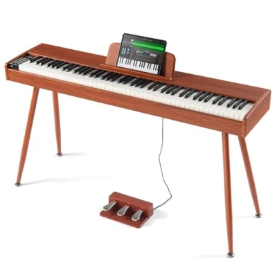Abbildung von VEVOR 88 Tasten Digitalpiano Elektrisches Klaviere Dual Tastatur Vierbeinständer