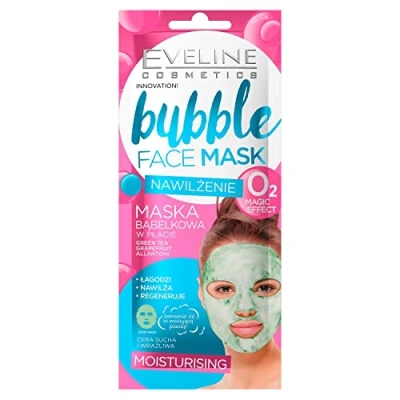 Abbildung von Eveline Cosmetics Bubble Face Mask Feuchtigkeitsspendende Schaummaske im Tuch