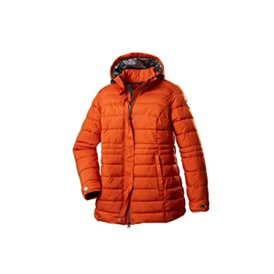 Abbildung von STOY Damen Jacke in Daunenoptik/Steppjacke mit abzippbarer Kapuze STW 11 WMN QLTD JCKT, rost, 44, 38825 000