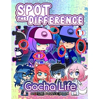 Abbildung von Gacha Life Spot The Difference: An Incredible Book For Fans To Relax And Have Fun With Lots Of Illustrations