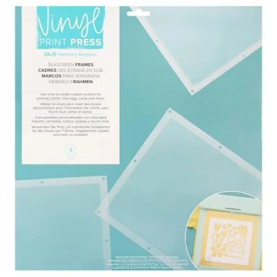Abbildung von We R Makers Vinyl Print Press Silkscreen Frames (4pcs) (60000730) (DISCONTINUED)