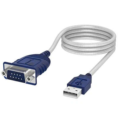 Abbildung von Sabrent USB auf serielles Adapter (1.8m) RS232 seriell Kabel, DB 9 Konverterkabel (9 polig) Prolific Chipsatz kompatibel für Windows, Mac OS X 10.6 und höher, Linux 2.4 et plus (CB 9P6F)