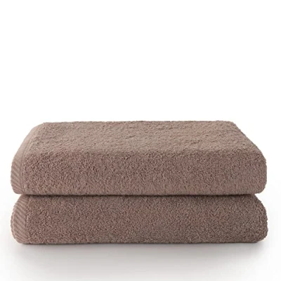Abbildung von Top Towel Plus Große Badetücher 2 Duschtücher 100x150 cm 100% Baumwolle Marine