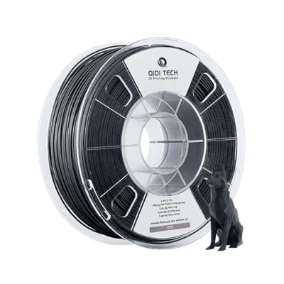 Abbildung von QIDI TECH ASA Filament 1.75mm Schwarz,3D Drucker 1kg Spule(2.2lbs),Hohe UV Beständigkeit,Geruchsarm,Perfekt für den Druck von Outdoor Funktionsteilen