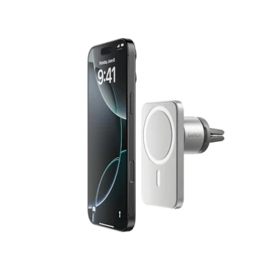 Abbildung von Belkin Kfz Lüftungshalterung PRO mit MagSafe für die iPhone 13 Serie (magnetische Befestigung alle Modelle im Auto)