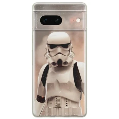 Abbildung von ERT GROUP Handyhülle für Google Pixel 7 Original und offiziell Lizenziertes Star Wars Muster Stormtrooper 003 optimal an die Form des Handy angepasst, hülle aus TPU