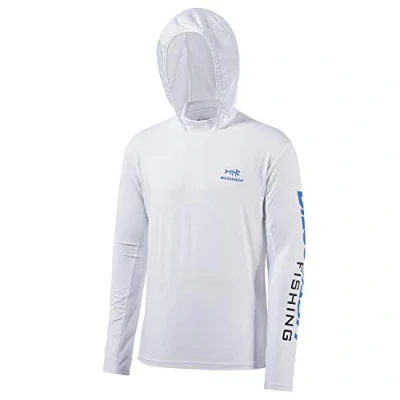 Abbildung von Bassdash Herren Kapuzenpullover Shirt Sonnenschutz UPF50+ UV Pullover Langarm Hoodie für Angeln Rash Guard