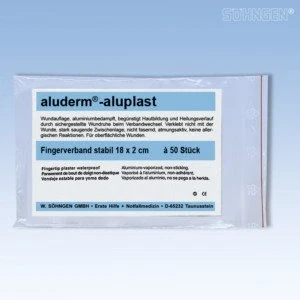Abbildung von Söhngen Wundpflaster Fingerverband aluderm aluplast stabil 18x2cm VE=5