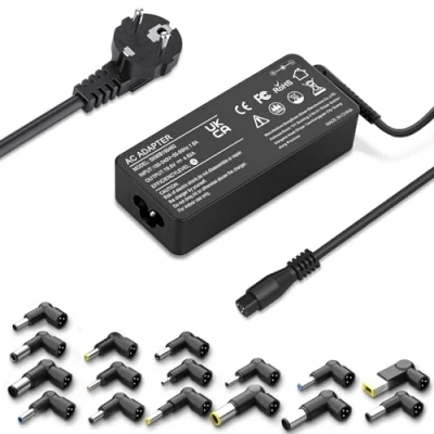 Abbildung von Universal 90W Laptop Netzteil für HP Dell Acer Asus Lenovo IBM Toshiba Samsung Sony Fujitsu Gateway Notebook Ultrabook Chromebook Ladegerät mit 16 Tipps