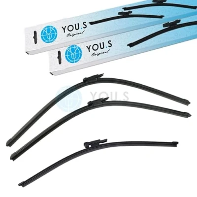 Abbildung von YOU.S SCHEIBENWISCHER SET VORNE + HINTEN 700 650 380 mm (3 Stück)