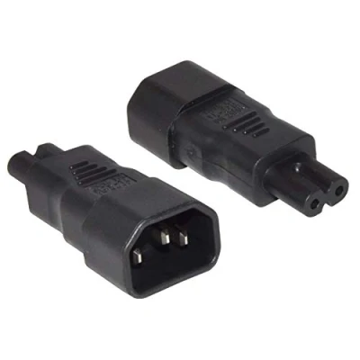 Abbildung von IEC C13/C14 auf C7/C8 Laptop Adapterkabel