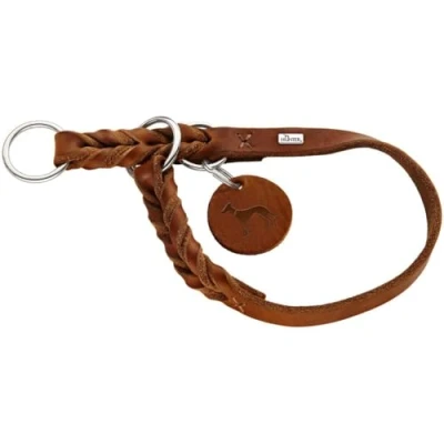 Abbildung von HUNTER Dressurhalsung Solid Education L, cognac L