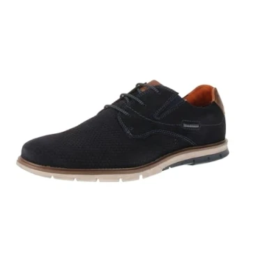 Abbildung von bugatti Elegante Sportlicher Schnürer, Herren, Größe: 47, Dark blue Schuhe