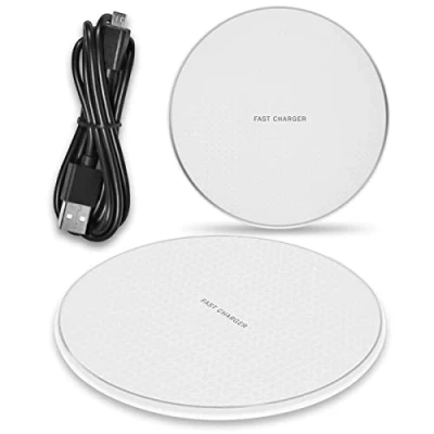 Abbildung von Wireless Charger QI Zertifizierte Kabellose Induktive Ladestation 15W 10W 7,5W 5W kompatibel mit Nothing Phone 2/1 und Allen fähigen Smartphones, Modell:M07_10W_Weiß