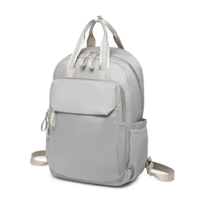 Abbildung von Miss Lulu Rucksack Damen Laptop 15 Zoll Schulrucksack Tagesrucksack Wasserdicht Teenager für Schule College Reisen Arbeit (Grau)