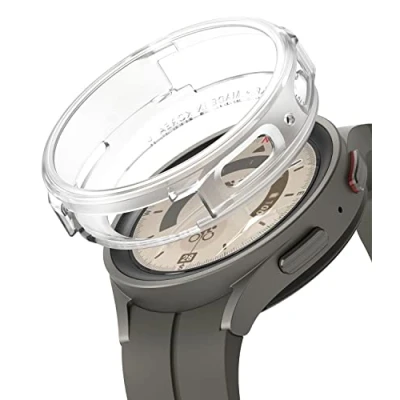Abbildung von Ringke Air Sports Kompatibel mit Samsung Galaxy Watch 5 Pro Hülle [45mm] Flexible Leichte TPU Robuste Kratzfeste Schutzhülle Matte Clear