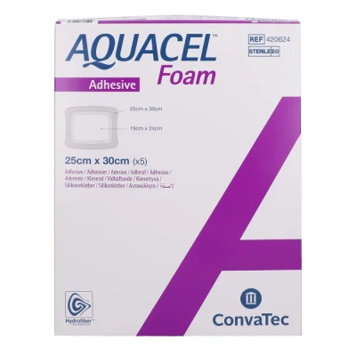Abbildung von Aquacel Foam adhäsiv 25x30 cm Verband