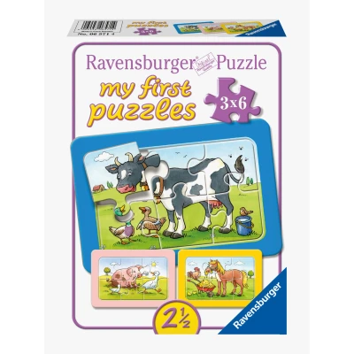Abbildung von Ravensburger Puzzle Tierfreunde 3x6 Teile