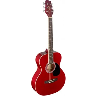 Abbildung von Stagg Akkustikgitarre Auditorium, akustisch (Auditorium Acoustic) Volle Größe rot
