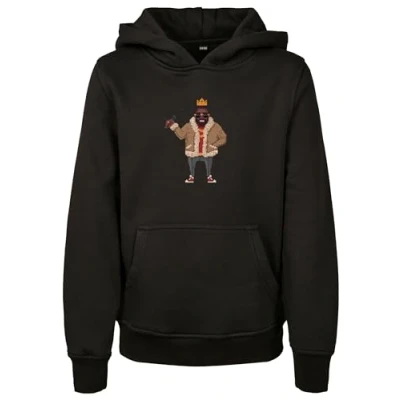 Abbildung von Mister Tee Herren Kids Rapper Hoody 122/128 Black