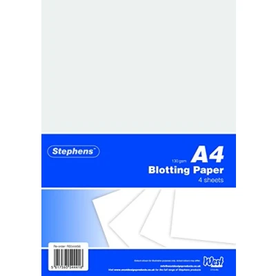 Abbildung von Stephens RS544456 Löschpapier, a 4 Blatt, 130 g/m2, weiß