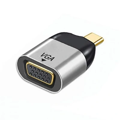 Abbildung von Cablecc USB C Typ auf VGA Konverter Monitoradapter 1080p 60Hz für Tablet &amp; Telefon Laptop
