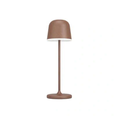 Abbildung von Eglo 900459 LED Tischleuchte MANNERA Alu, Stahl rostbraun 2,2W H:34cm Ø11cm 3000K IP54 mit Touchdimmer