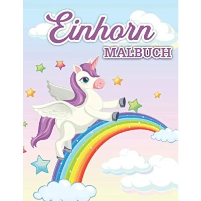 Abbildung von Einhorn Malbuch: Tolles Mandala Malbuch Für Kinder, Mädchen Und Jungs