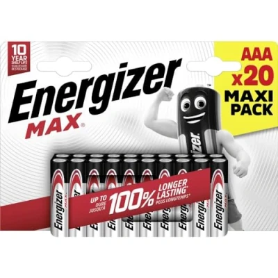 Abbildung von Energizer Max Micro (AAA) Batterie Alkali Mangan 1.5 V 20 St.