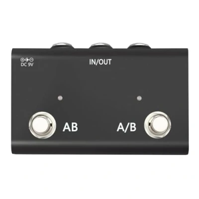 Abbildung von Adoerpai ABY Channel Switch Pedal Box Line AB Selector True Bypass für Gitarre Effektpedal
