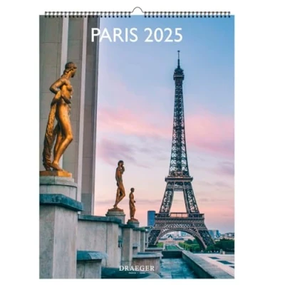 Abbildung von DRAEGER Paris 1886 Wandkalender 29 x 39 cm 2025 7 Sprachen Januar bis Dezember 12 Fotos in verschiedenen Themen erhältlich Wandplaner Foto abnehmbar