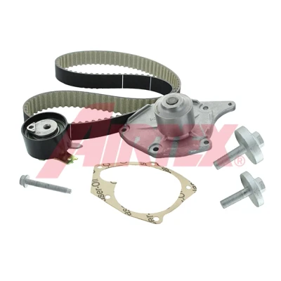 Abbildung von AIRTEX WPK 165701 Wasserpumpe + Zahnriemensatz RENAULT: CLIO 2, SCENIC Kangoo I, NISSAN: MICRA 3, Almera II Schrägheck