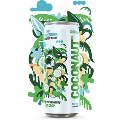 Abbildung von COCONAUT Kokoswasser Still (12 x 320ml Dose) Pur, Vegan, Paleo Erfrischend und Kalorienarm Reich an Vitaminen, Mineralstoffen Spurenelementen