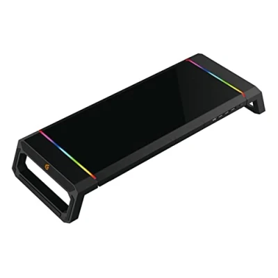 Abbildung von Conceptronic THORNE01B Ergo Gaming Monitorständer/Tischhalterung Thorne /4xUSB 2.0 Ports/schwarz