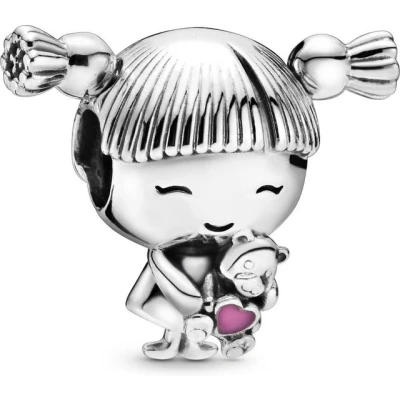 Abbildung von Pandora Little GIRL Charm, Damen, Größe: One Size, Sterling silver