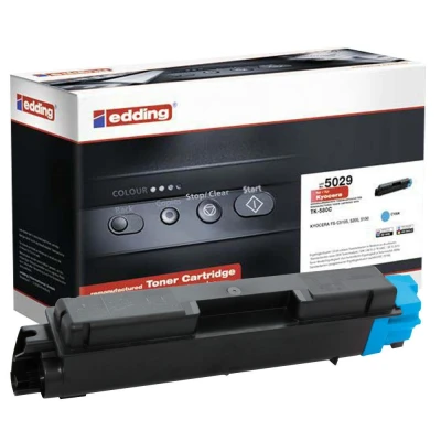 Abbildung von edding Toner EDD 5029 cyan kompatibel zu KYOCERA TK 580C