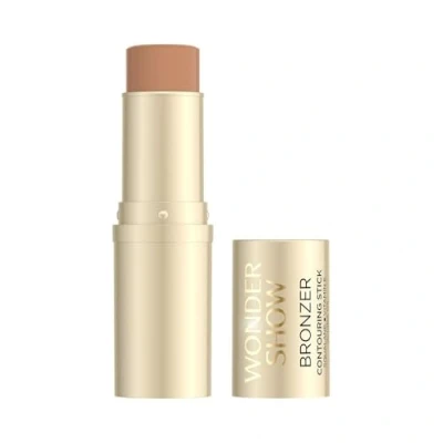 Abbildung von Eveline Cosmetics Wonder Show Bronzer Stick No. 02 Vegane Cremige Formel mit Jojobaöl &amp; Vitamin E für Natürliches Contouring