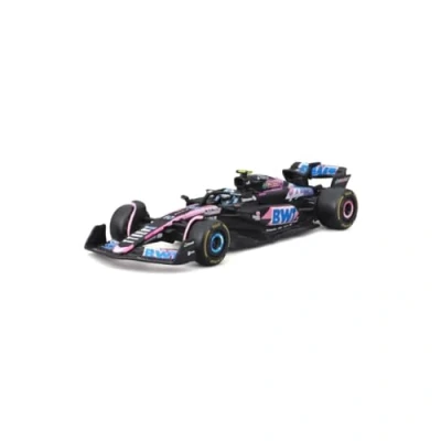 Abbildung von BBURAGO BWT Alpine A524 Pierre Gasly #10 2024 Realistisches Modellauto im Maßstab 1:43, gefahren von Gasly, offizielle Renault Lizenz, Altersempfehlung ab 3 Jahren