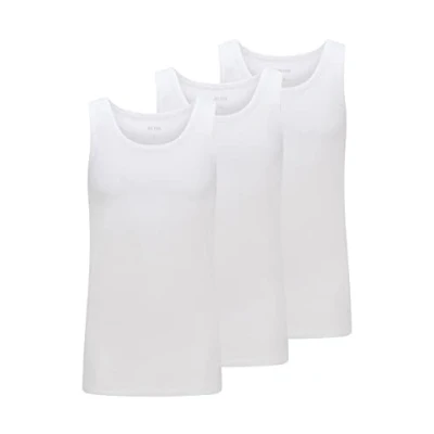 Abbildung von BOSS Herren Tank Top 3p Co T Shirt, 100 White, S EU