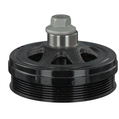 Abbildung von febi BILSTEIN 33558 Kurbelwellenriemenscheibe 6PK 155 5 mit Schraube Plus MERCEDES BENZ: E Klasse Limousine, T modell, CLK Coupe