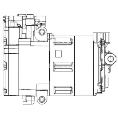 Abbildung von Kompressor, Klimaanlage MAHLE ORIGINAL ACP 1453 000P