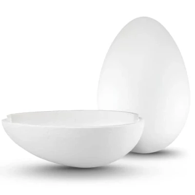 Abbildung von Netuno 1 Stück Styroporeier 30 cm Ei aus Styropor weiß Deko Ostereier ideal für Ostern Dekoration Basteln Modellierung als Geschenk DANW