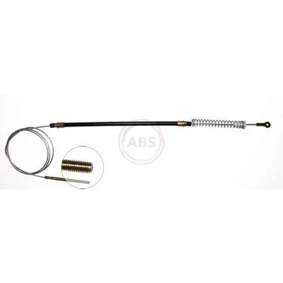 Abbildung von A.B.S. K10108 Handbremsseil 2018 Trommelbremse für Links /Rechtslenker FIAT: Uno Schrägheck