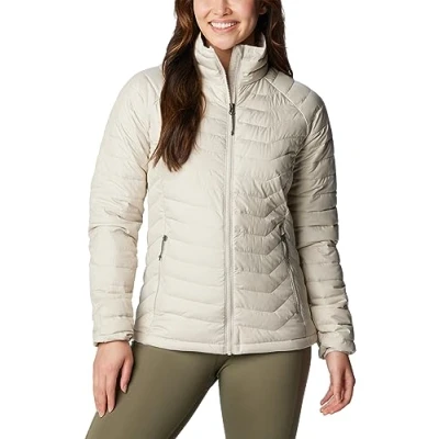 Abbildung von Columbia Powder LITE Hooded Jacket Winterjacke, Damen, Größe: XS, Dark stone